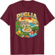 Puglia Italy Italian Beach Coastal Travel Vacation Souvenir T-Shirt - T-Shirt | Maroon