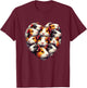 Guinea pigs Love Heart of Kids women Teen Girls T-Shirt - T-Shirt | Maroon