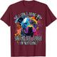 Colorful Splash Art Staffordshire Bull Terrier Staffy Mama T-Shirt - T-Shirt | Maroon