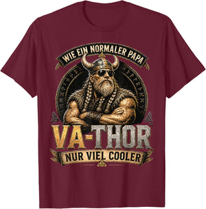 Papa Geschenk Papa Vatertag Shirt Herren Lustig Papa T-Shirt - T-Shirt | Maroon