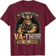 Papa Geschenk Papa Vatertag Shirt Herren Lustig Papa T-Shirt - T-Shirt | Maroon