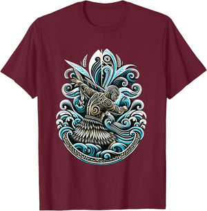 Polynesian Haka Dance Maori Culture Funny New Zealand , Black, S T-Shirt - T-Shirt | Maroon