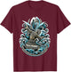 Polynesian Haka Dance Maori Culture Funny New Zealand , Black, S T-Shirt - T-Shirt | Maroon