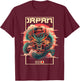 Tokyo inspired vintage style 80s retro Japanese Asian Dragon T-Shirt - T-Shirt | Maroon