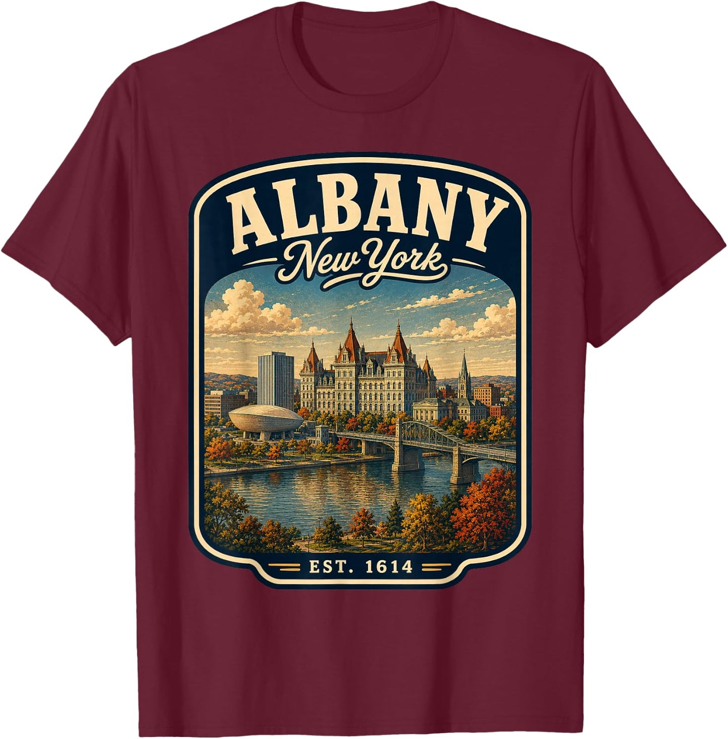 Family Trip T-Shirt - T-Shirt | Maroon