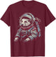 Astronaut Opossum In Space Suit Funny Possum T-Shirt - T-Shirt | Maroon