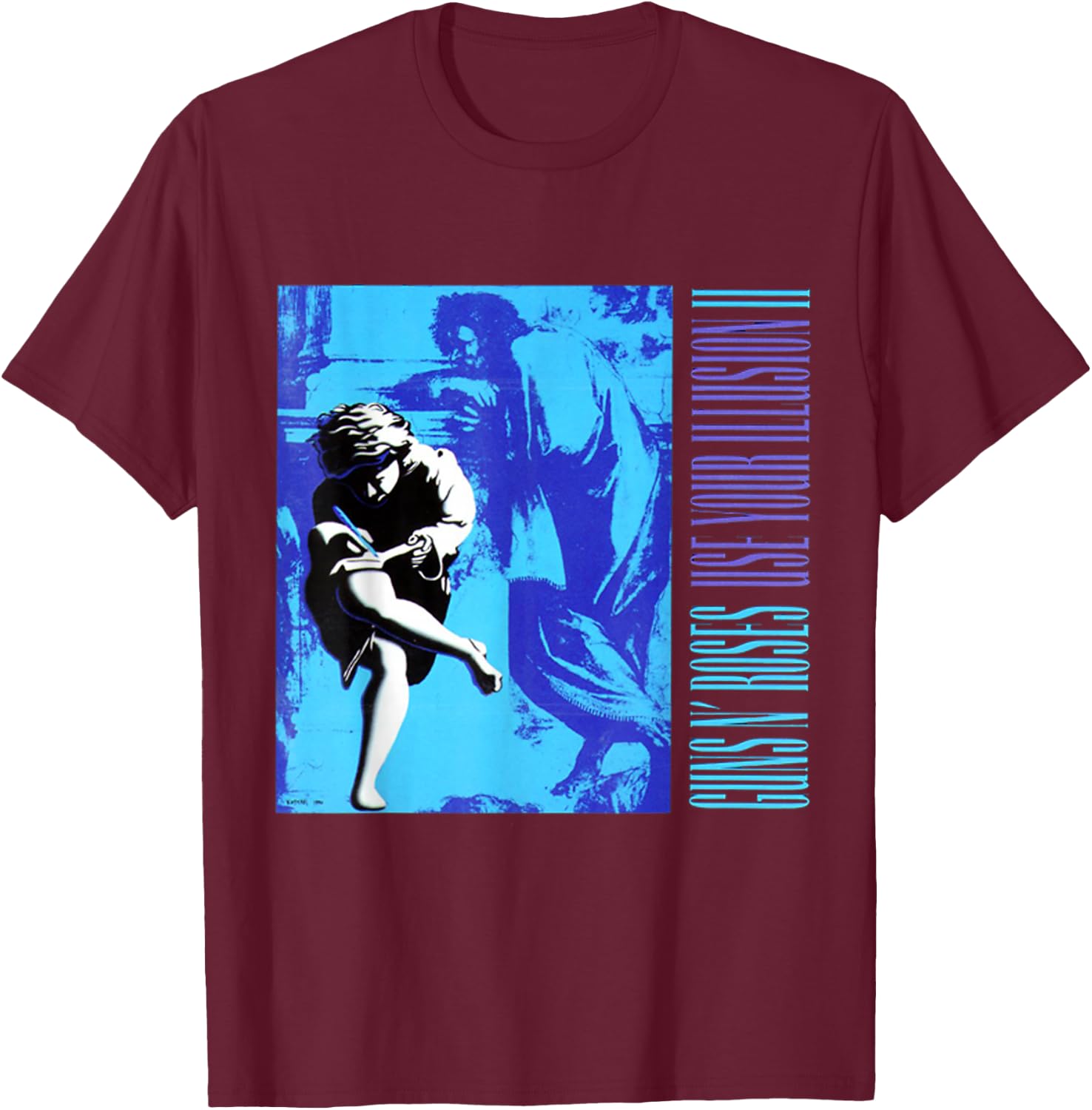 Guns N' Roses Use Your Illusion II T-Shirt - T-Shirt | Maroon
