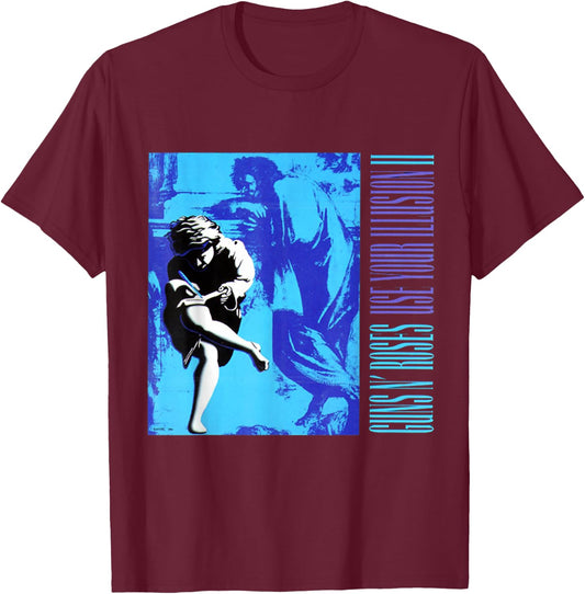 Guns N' Roses Use Your Illusion II T-Shirt - T-Shirt | Maroon