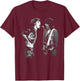 Keith Richards Mick Jagger Rolling Stones by Everard Smith , Black, S T-Shirt - T-Shirt | Maroon