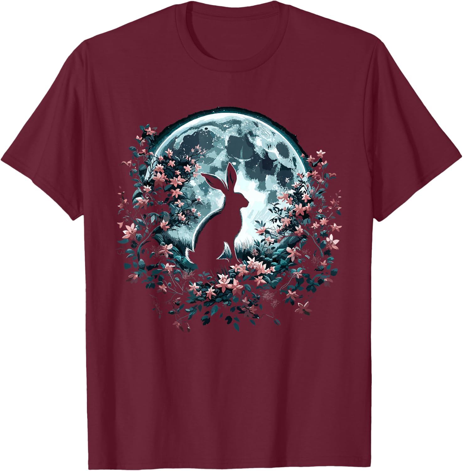 Easter Ostara Eostre Pagan Witchcraft Spring Moon T-Shirt - T-Shirt | Maroon