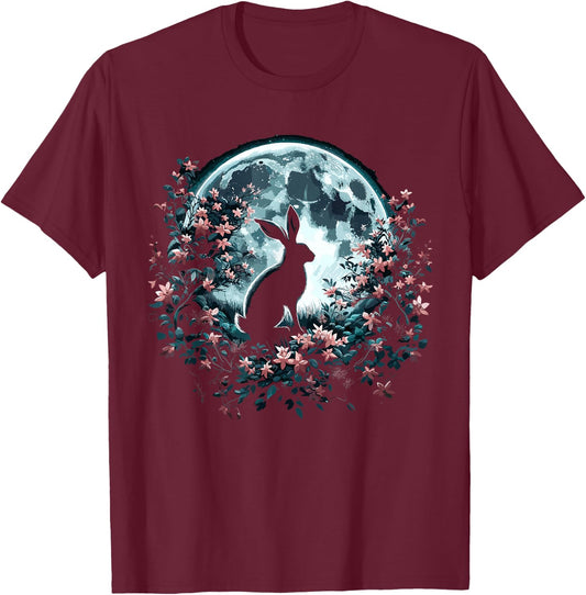 Easter Ostara Eostre Pagan Witchcraft Spring Moon T-Shirt - T-Shirt | Maroon