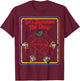 Vintage Child Game Horror - Let's Summon The Devil Schwarz S T-Shirt - T-Shirt | Maroon