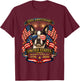 Boston Terriers Dog USA Independence 1776 2026 Patriotic T-Shirt - T-Shirt | Maroon