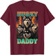Papa Husky T-Shirt - T-Shirt | Maroon
