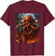 Giant Red Octopus Kraken with Tentacles Sea Monster T-Shirt - T-Shirt | Maroon