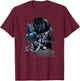 Marvel Black Panther Movie Warrior Poses Graphic T-Shirt - T-Shirt | Maroon