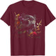 Panther Lover animal Big Cat Panther Animal black T-Shirt - T-Shirt | Maroon