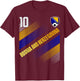 Bosnia and Herzegovina Flag Bosnian Pride Lovers T-Shirt - T-Shirt | Maroon