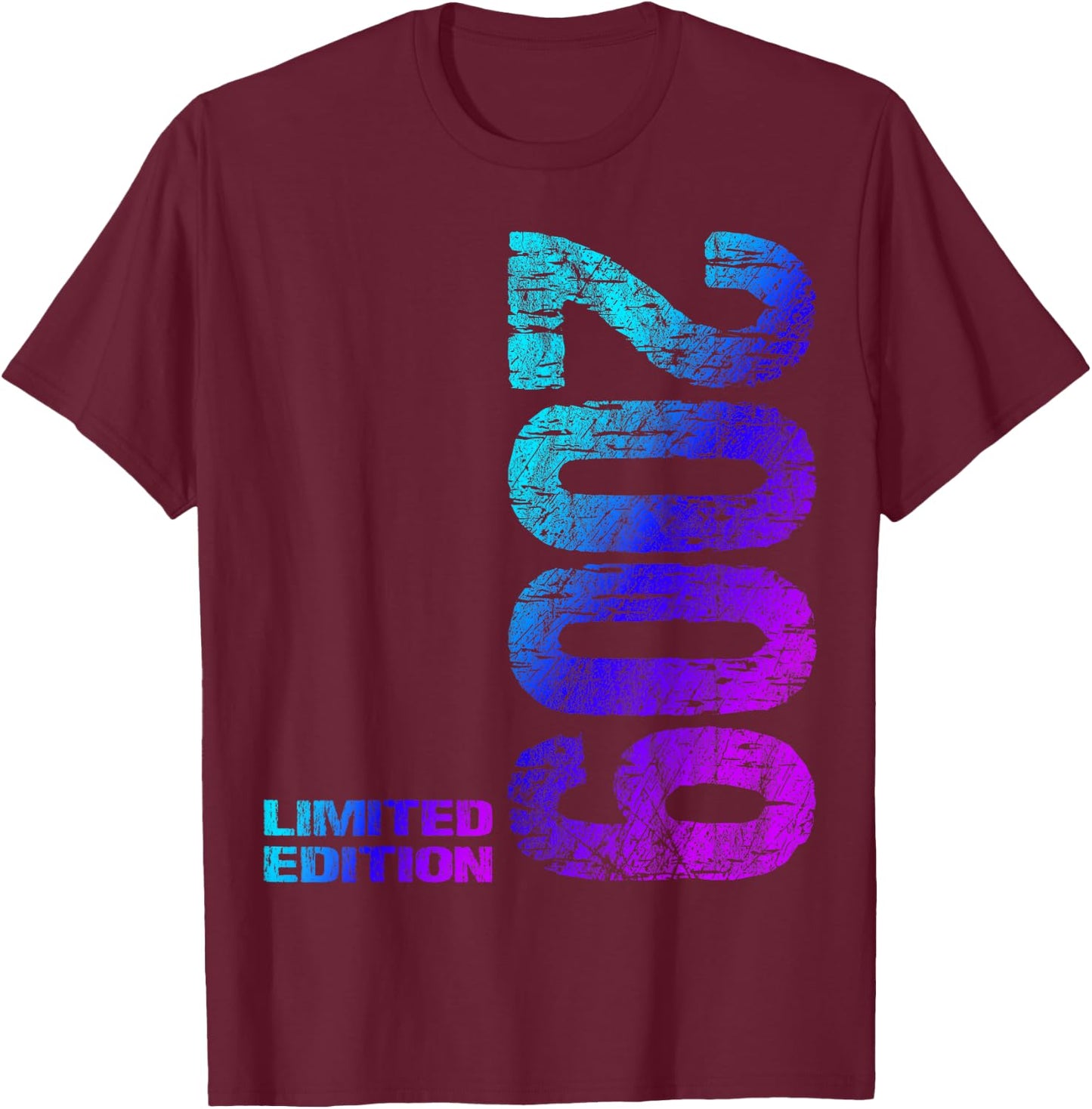 15th Birthday 2009 Limited Edition Boy Girl , black T-Shirt - T-Shirt | Maroon