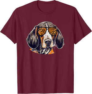 Tennessee Dog Sport Lovers | Tennessee Coonhound Fan T-Shirt - T-Shirt | Maroon