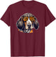 Tennessee Dog Sport Lovers | Tennessee Coonhound Fan T-Shirt - T-Shirt | Maroon