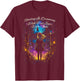 Reading Is Dreaming With Your Eyes Open Quote Bookish Book T-Shirt - T-Shirt | Maroon