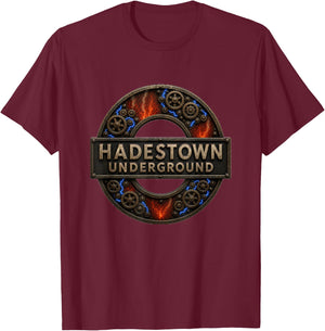 Hadestown Electric City T-Shirt - T-Shirt | Maroon