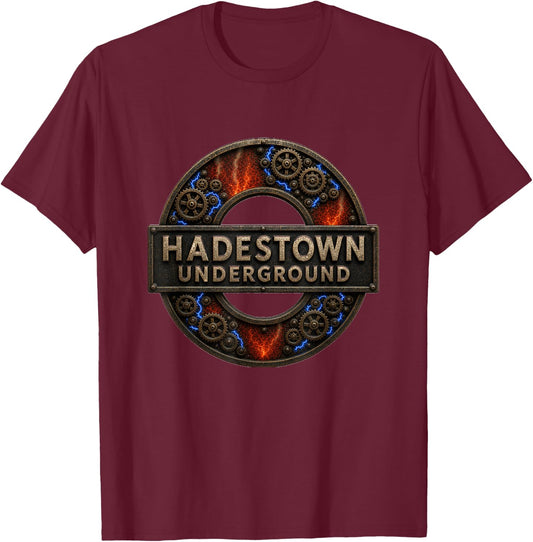 Hadestown Electric City T-Shirt - T-Shirt | Maroon