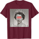 Queen II Elizabeth England Queen of England , black T-Shirt - T-Shirt | Maroon