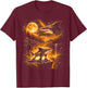 Vintage Moonlight Tralalero Tralala Brainrot Gifts for Kids T-Shirt - T-Shirt | Maroon
