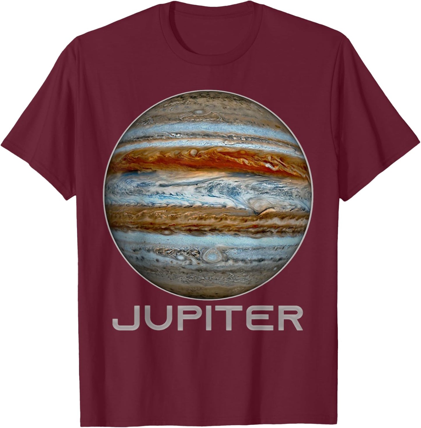 Jupiter Shirt, Sonnensystem Planet Damen Herren Kinder T-Shirt - T-Shirt | Maroon