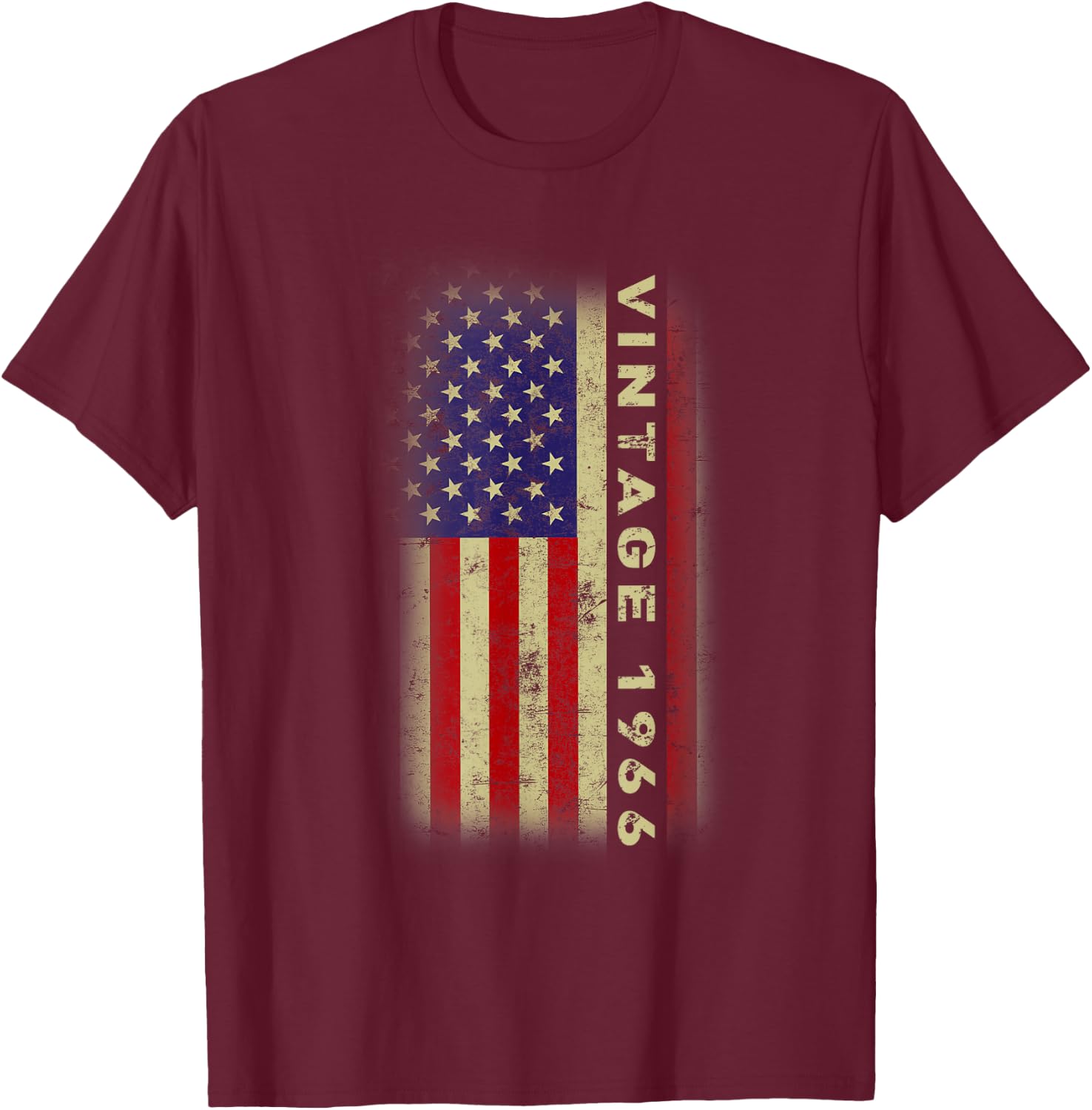Vintage 1966 Cool 59 Year Old Bday Men Women 59th Birthday T-Shirt - T-Shirt | Maroon