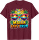 Malle Party Crew Mallorca Strand Urlaub T-Shirt - T-Shirt | Maroon