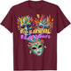 Rio Carnival Rio de Janeiro Brazil Circus Costume , black T-Shirt - T-Shirt | Maroon
