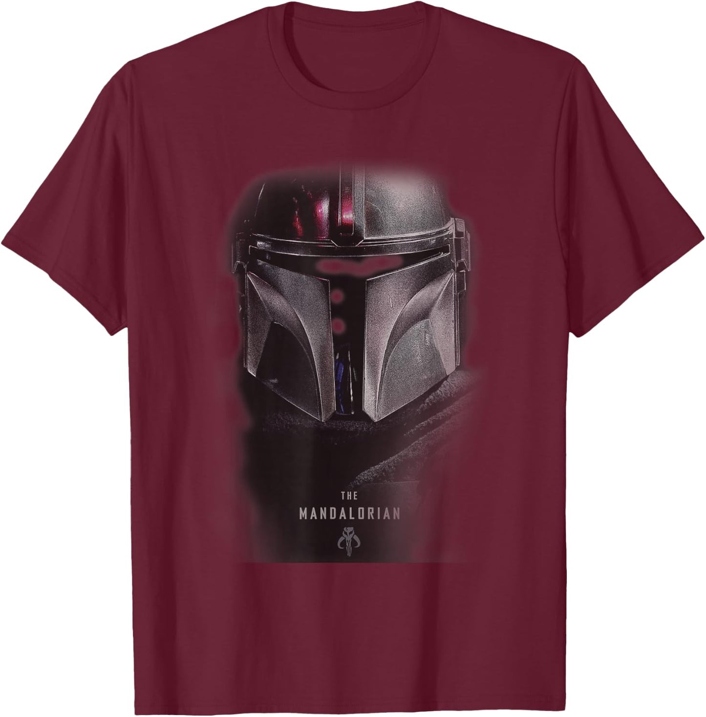 Star Wars Mandalorian Shadows T-Shirt - T-Shirt | Maroon