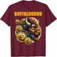 Lucky Buffalo Casino Slot Machine BUFFALOOOOO Gambling T-Shirt - T-Shirt | Maroon