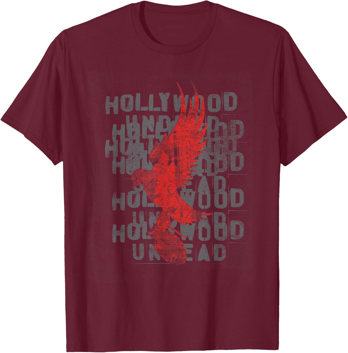 Hollywood Undead – Offizieller Merchandise-Artikel – Dove Stack T-Shirt - T-Shirt | Maroon