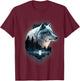 Kids Wolf Women's Wolf Girl Wolf Costume Love Wolf , black T-Shirt - T-Shirt | Maroon
