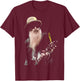Official Billy F Gibbons of ZZ Top Live VI , black T-Shirt - T-Shirt | Maroon
