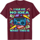 Retro 80s 90s Outfits Men Women Kids 70s 80s 90s T-Shirt - T-Shirt | Maroon
