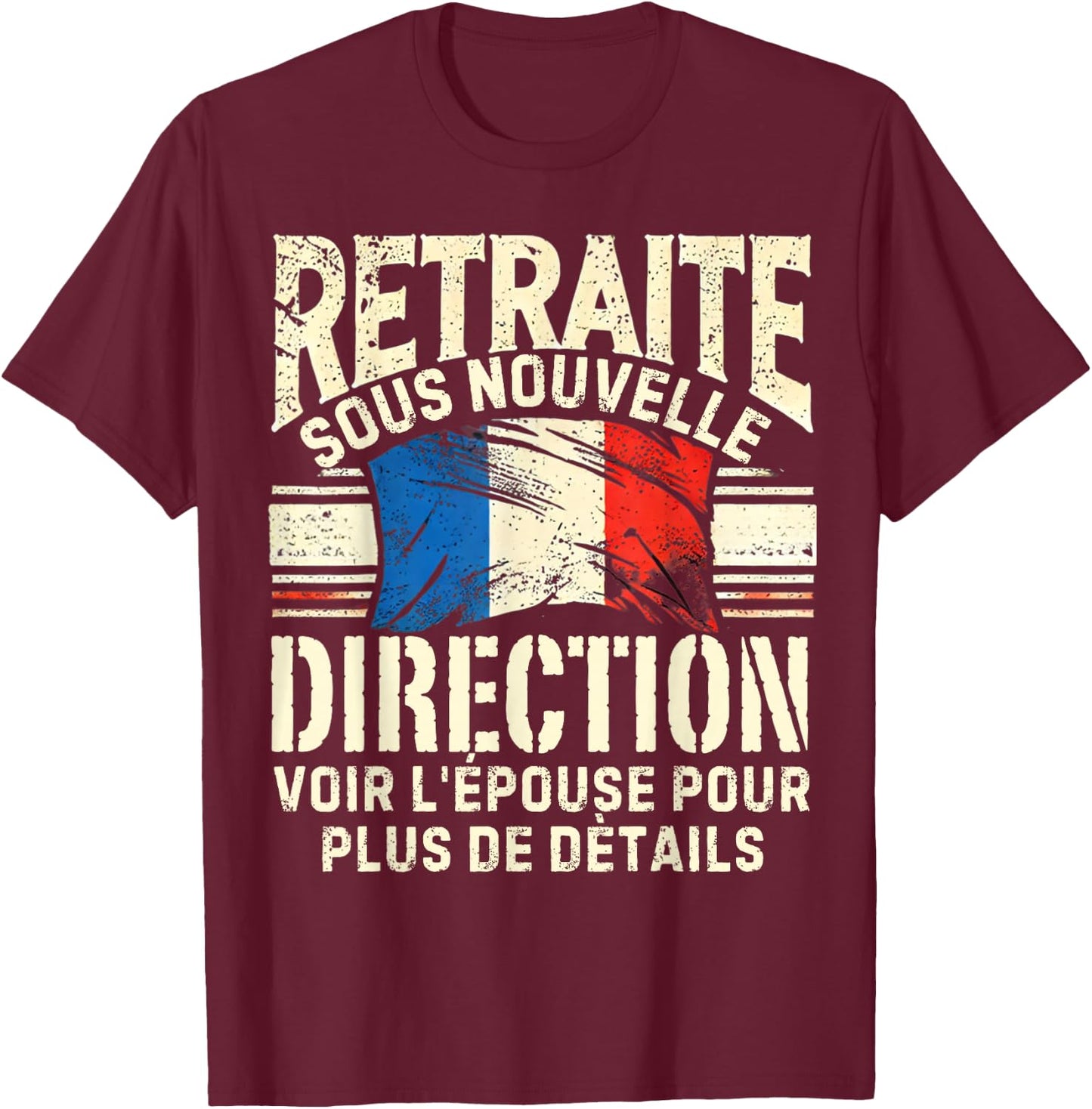 Retirement 2025 Man Retired 2025 , Black, S T-Shirt - T-Shirt | Maroon
