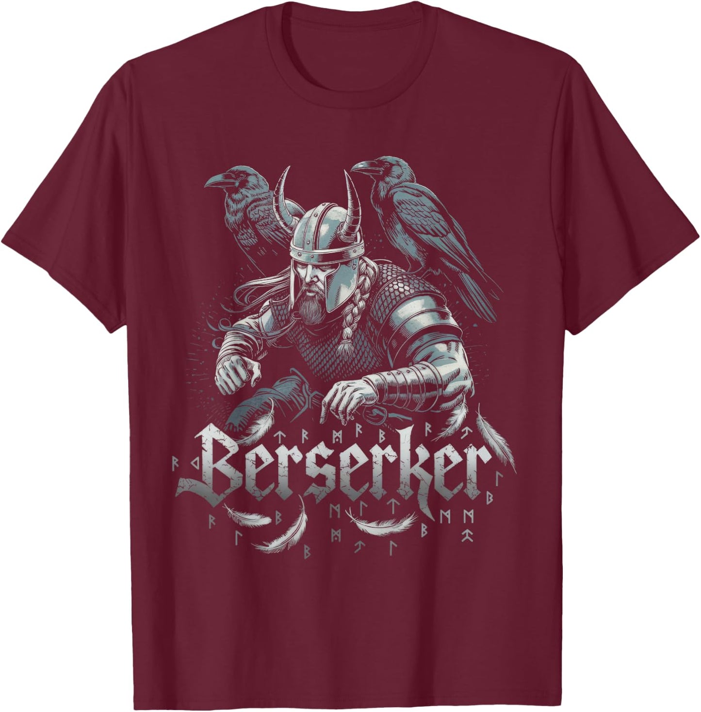 Berserker Norse Mythology Berserker Viking T-Shirt - T-Shirt | Maroon