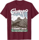 Chimney Rock Colorado San Juan Rocky Mountains Skiing T-Shirt - T-Shirt | Maroon