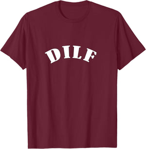 Daddy Dad I'd like to DILF - LGBTQ+ Manche Longue T-Shirt - T-Shirt | Maroon