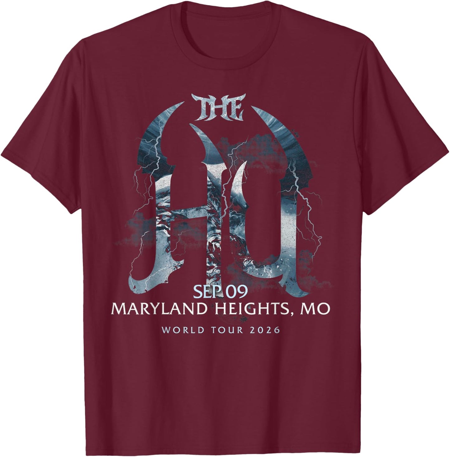 The Hu Warrior Chant Maryland Heights T-Shirt - T-Shirt | Maroon