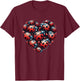 Lady Bugs Love Spiritual Colorful Lady Bugs Art Insects T-Shirt - T-Shirt | Maroon