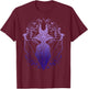 Disney Sleeping Beauty Maleficent Fade Triangle T-Shirt - T-Shirt | Maroon