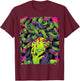 Feminine Greek Mythology Goddess Sexy Medusa Snakes Hair T-Shirt - T-Shirt | Maroon