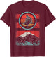 Koi Fish Carp Retro 80s Aesthetic T-Shirt - T-Shirt | Maroon