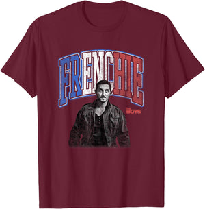 The Boys Frenchie Flag Photo T-Shirt - T-Shirt | Maroon